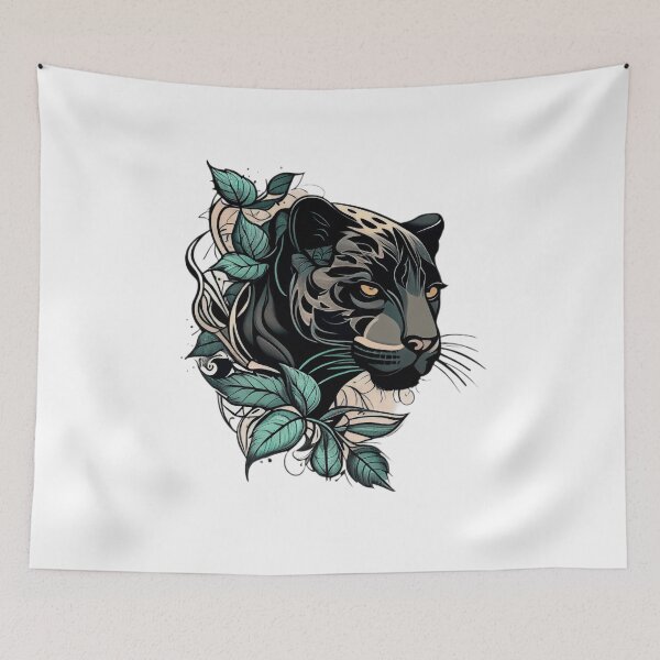 Item preview, Panther Flash Tattoo designed and sold by TourDePassion.