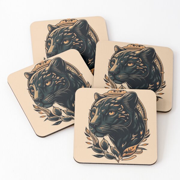 Item preview, Black Panther Face Tattoo designed and sold by TourDePassion.
