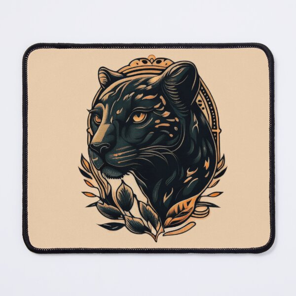 Item preview, Black Panther Face Tattoo designed and sold by TourDePassion.
