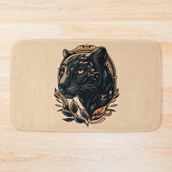 Item preview, Black Panther Face Tattoo designed and sold by TourDePassion.