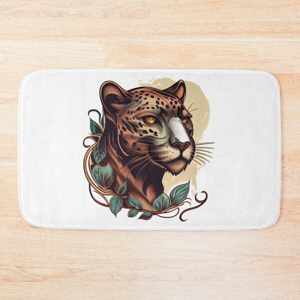 Item preview, Traditional Panther Tattoo Flash designed and sold by TourDePassion.