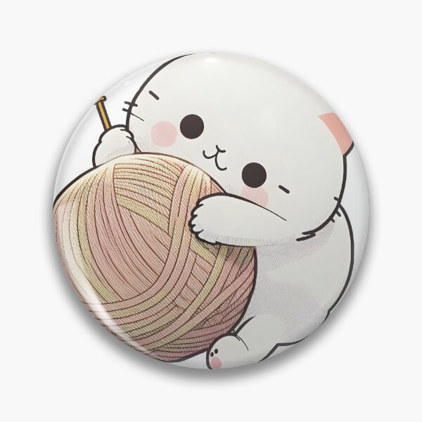 Item preview, cat playing with a ball of string designed and sold by CustomPrintHub.
