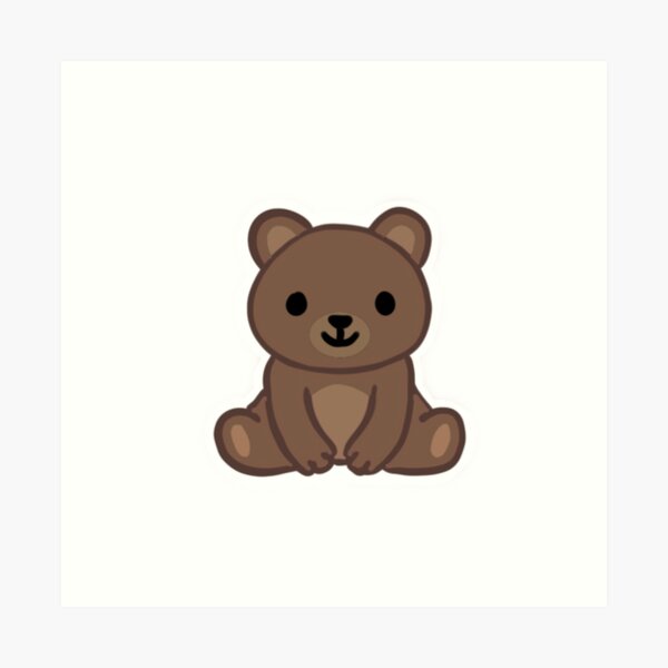 Cartoon Bear Art Prints for Sale | Redbubble