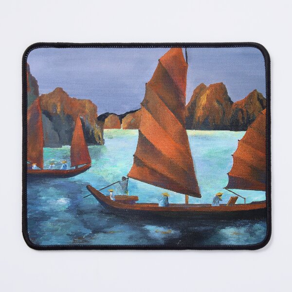 Item preview, Junks In the Descending Dragon Bay designed and sold by taiche.
