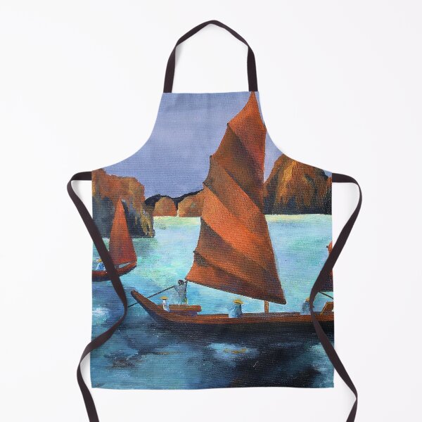 Item preview, Junks In the Descending Dragon Bay designed and sold by taiche.