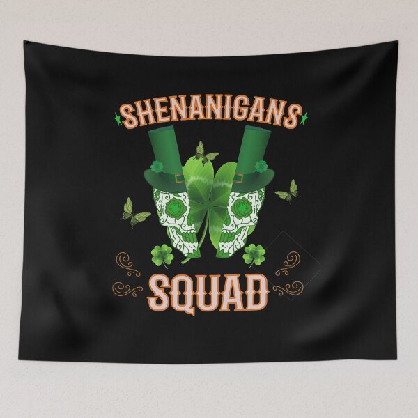 Item preview, Shenanigans Squad, St Patricks Day, St Paddys Day Lucky Clover Leprechaun Hat designed and sold by Cheffsspecials.