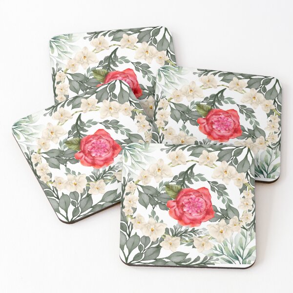 Item preview, Red Flower, White Flowers designed and sold by danaJG.