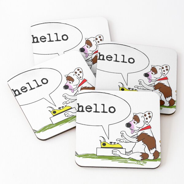 Item preview, G PUP HELLO BLACK designed and sold by Marni Scofidio Desi9ns.