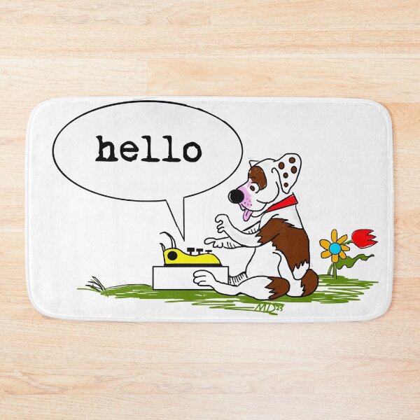 Item preview, G PUP HELLO BLACK designed and sold by Marni Scofidio Desi9ns.
