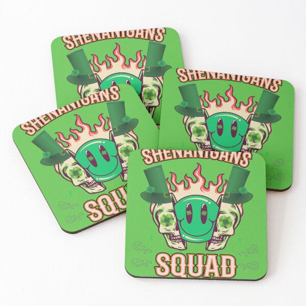 Item preview, Shenanigans Squad, St Patricks Day, St Paddys Day Lucky Clover Leprechaun Hat designed and sold by Cheffsspecials.