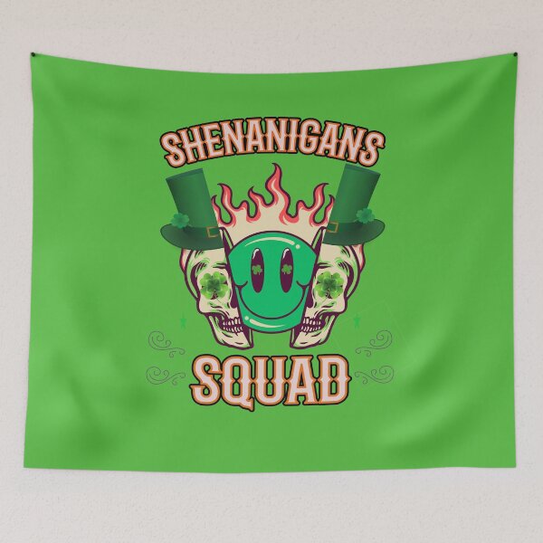 Item preview, Shenanigans Squad, St Patricks Day, St Paddys Day Lucky Clover Leprechaun Hat designed and sold by Cheffsspecials.