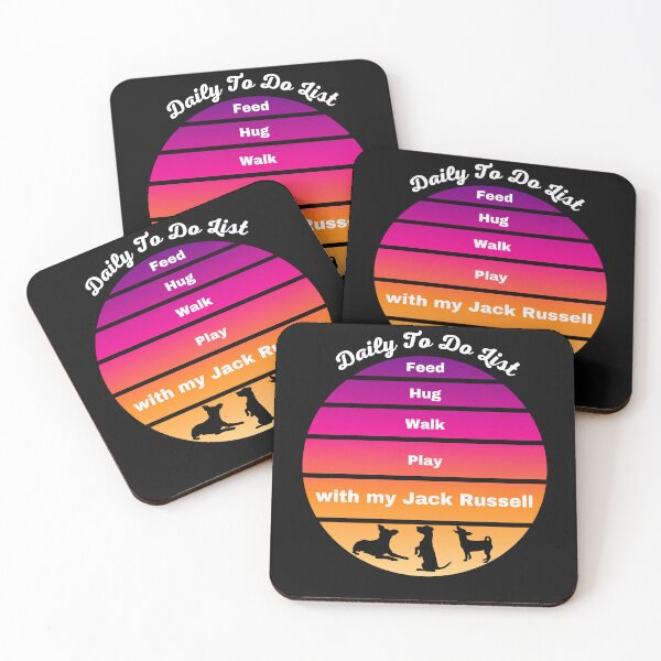 Item preview, Daily To Do List Jack Russell designed and sold by CeeLeeGifts.