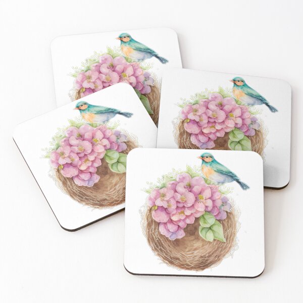 Item preview, bird nest in spring time designed and sold by aipaint.