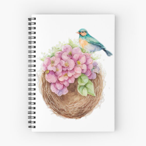 Item preview, bird nest in spring time designed and sold by aipaint.