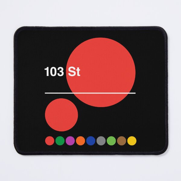 Item preview, 103rd Street, UWS Upper West Side, Manhattan, New York Subway designed and sold by ClickForMore.