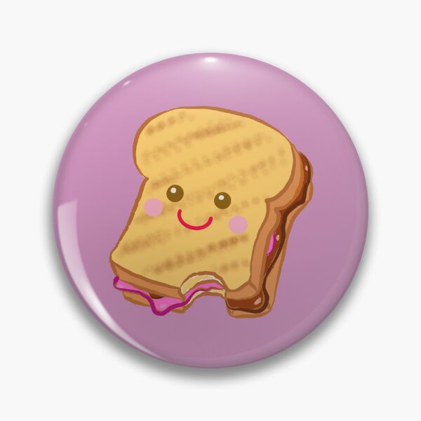 Artikelvorschau, Erdnussbutter und Gelee Sandwich kawai Aufkleber T-Shirt entworfen und verkauft von tqueen.