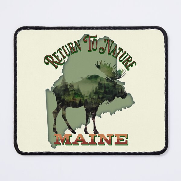 Item preview, State of Maine Moose Return to Nature designed and sold by NewNomads.