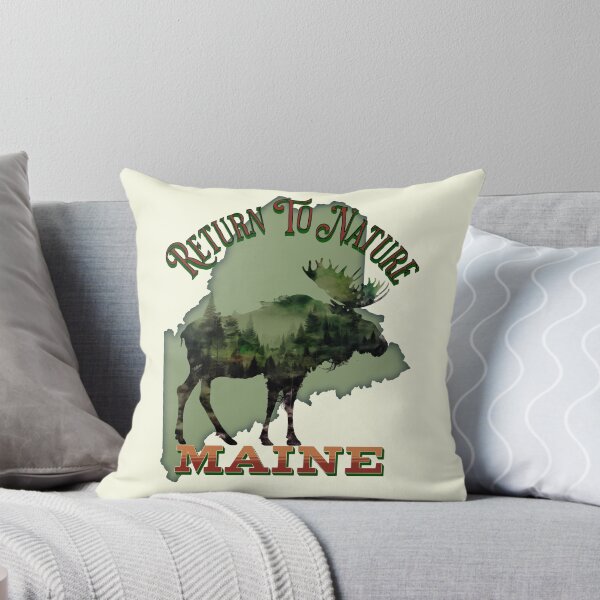 Item preview, State of Maine Moose Return to Nature designed and sold by NewNomads.