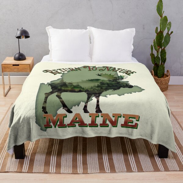 Item preview, State of Maine Moose Return to Nature designed and sold by NewNomads.