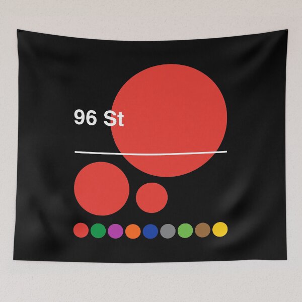 Item preview, 96th Street, UWS Upper West Side, Manhattan, New York Subway designed and sold by ClickForMore.