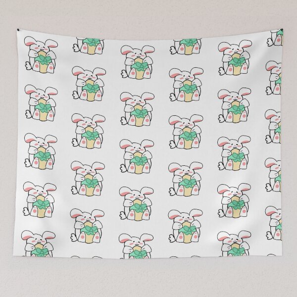 Item preview, White cute bunny designed and sold by Reece3645.