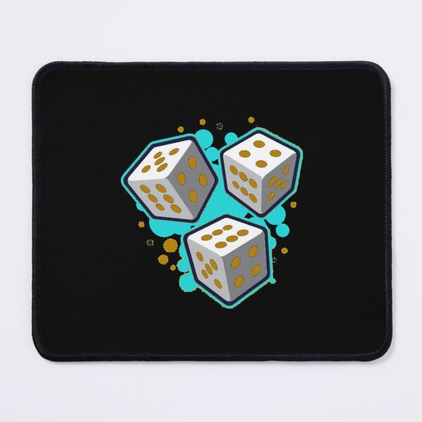 Item preview, Roll 3 Lucky Dice designed and sold by AgnesMBrae.