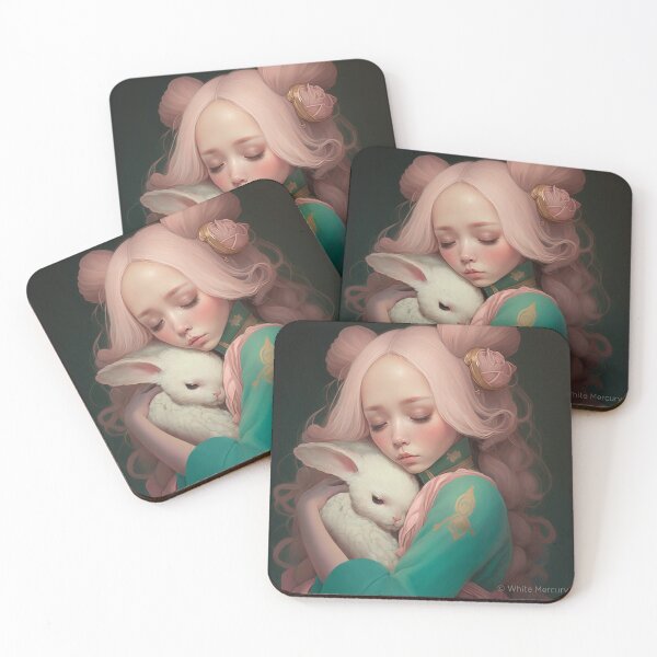 Item preview, The Moon Fairy and her rabbit. designed and sold by WhiteMercury.