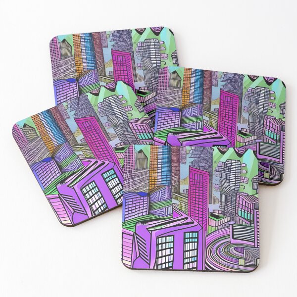 Item preview, Retro Cityscape designed and sold by brandway.