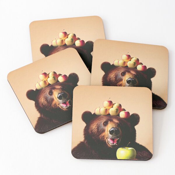 Item preview, Bear and apples designed and sold by IncrediArts.