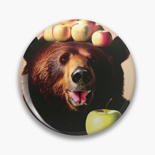 Item preview, Bear and apples designed and sold by IncrediArts.