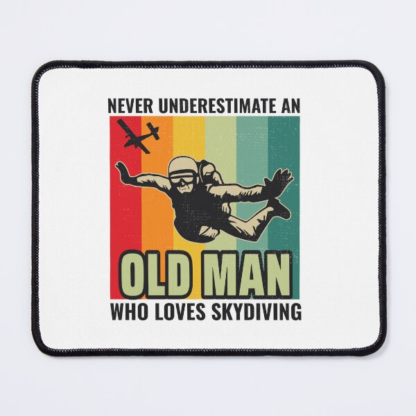 Item preview, Old Man Skydiving Parachute Skydive Skydiver  designed and sold by TastefulTees.