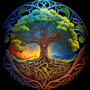 Druid Tree of Life Tote Bag