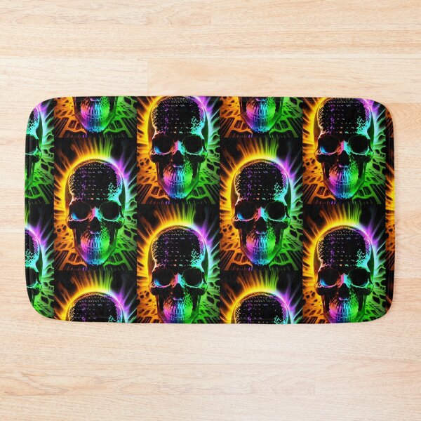 Item preview, Colorful skull designed and sold by Tw1nsAIArt.