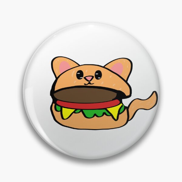 Item preview, gato hamburguesa designed and sold by Reece3645.