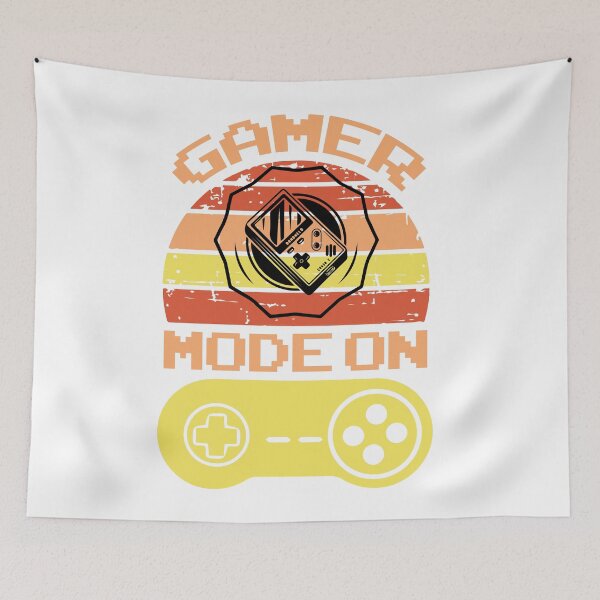 Item preview, GAMER MODE ON designed and sold by SticerOcean.