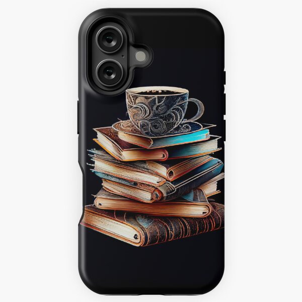 Vista previa del artículo con la obra «Lee libros, bebe café y relájate.», diseñado y vendido por CloudBells.