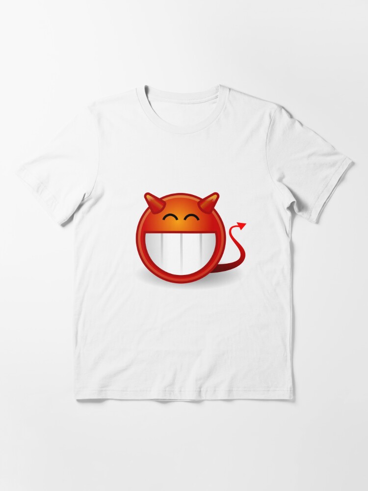 Grinning Devil Emoji Essential T-Shirt