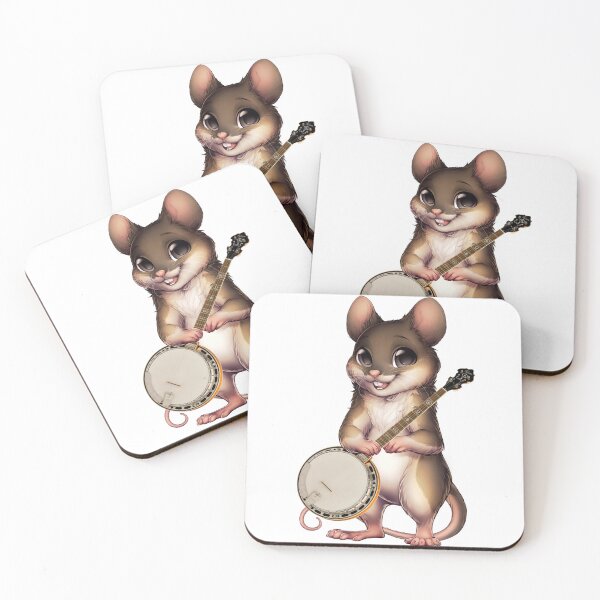Item preview, Opossum playing banjo  designed and sold by fattim3.