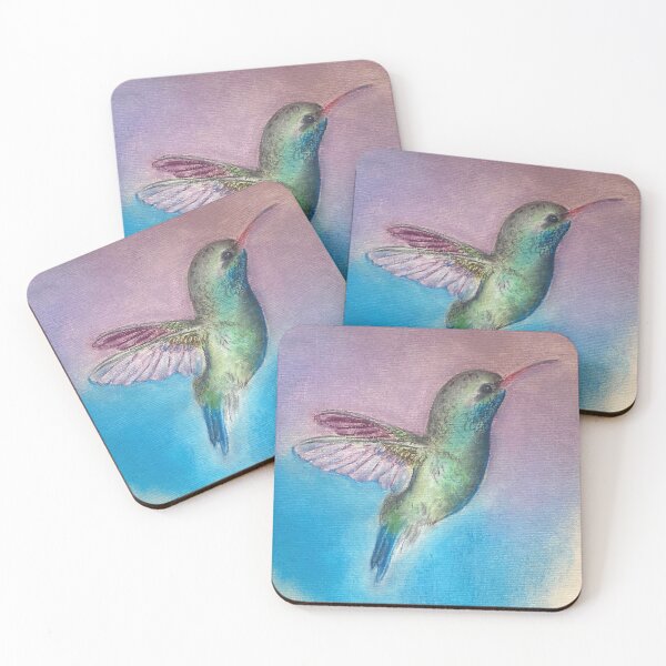 Item preview, Hummingbird in Soft Pastel designed and sold by Kimspiration.