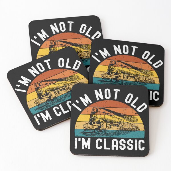 Item preview, I’m Not Old I’m Classic Retro Vintage Funny Fathers Day Gift Black  designed and sold by NNDraw.