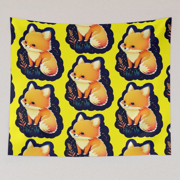 Item preview, Cute Fox Kawaii designed and sold by ILIA ILO.
