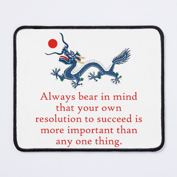 Item preview, Always Bear In Mind - Perseverance Quote designed and sold by CrankyOldDude.
