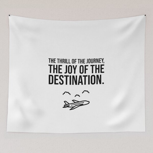 Item preview, The thrill of the journey, the joy of the destination. designed and sold by mikeldabbah.