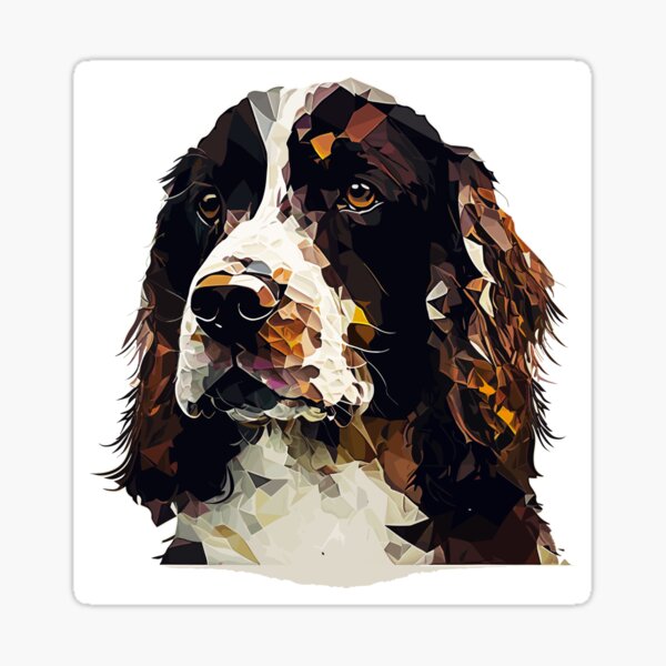Springer Spaniel (vector effect) Sticker