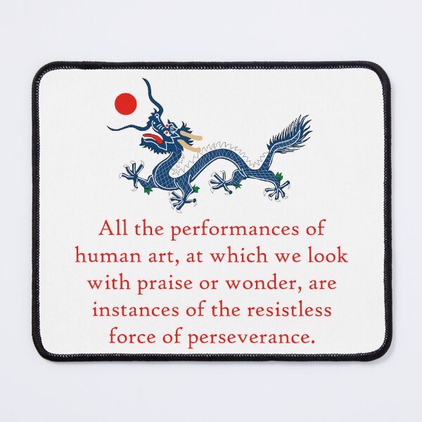 Item preview, All The Performances - Perseverance Quote designed and sold by CrankyOldDude.