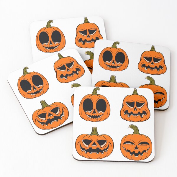 Item preview, Hand drawn halloween pumpkins collection designed and sold by Domrachid.