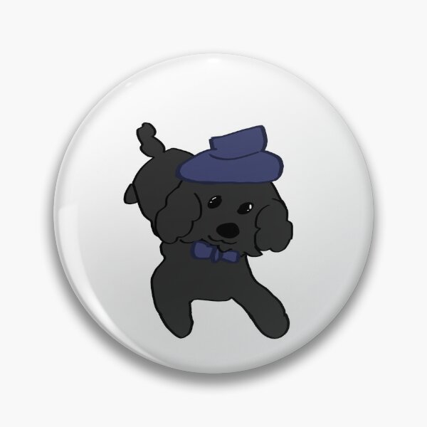 Item preview, Little black happy dog designed and sold by Reece3645.
