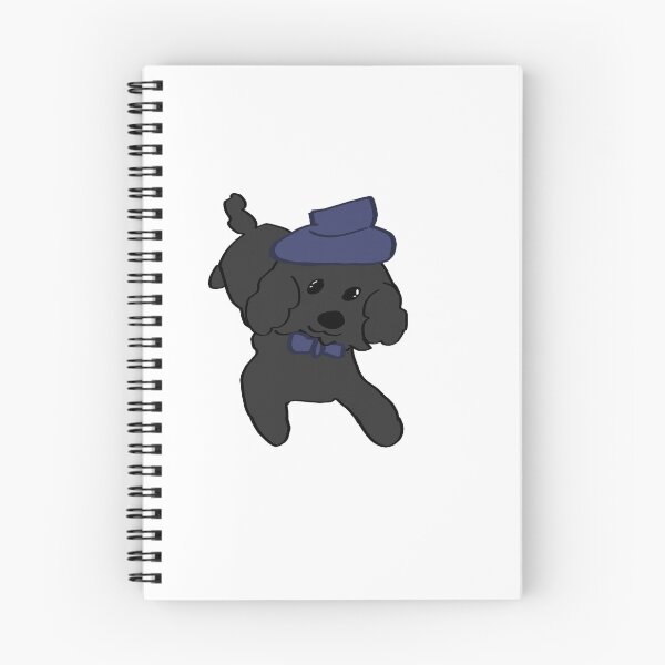 Item preview, Little black happy dog designed and sold by Reece3645.