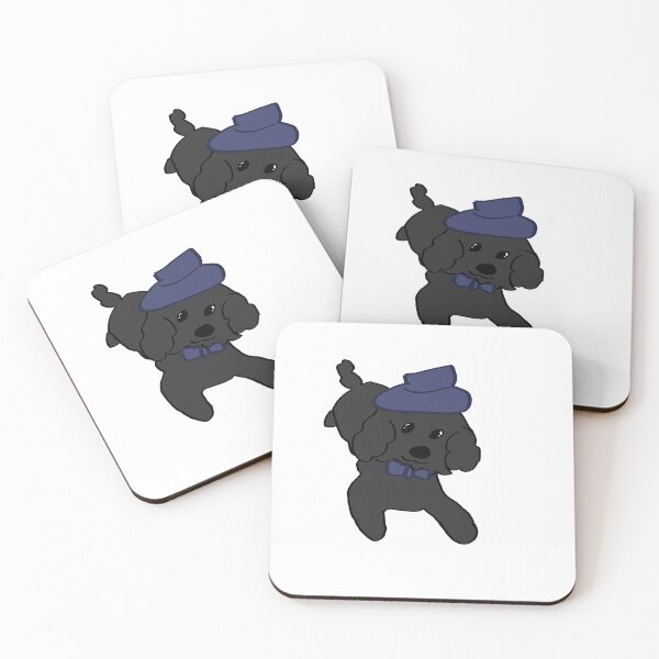 Item preview, Little black happy dog designed and sold by Reece3645.