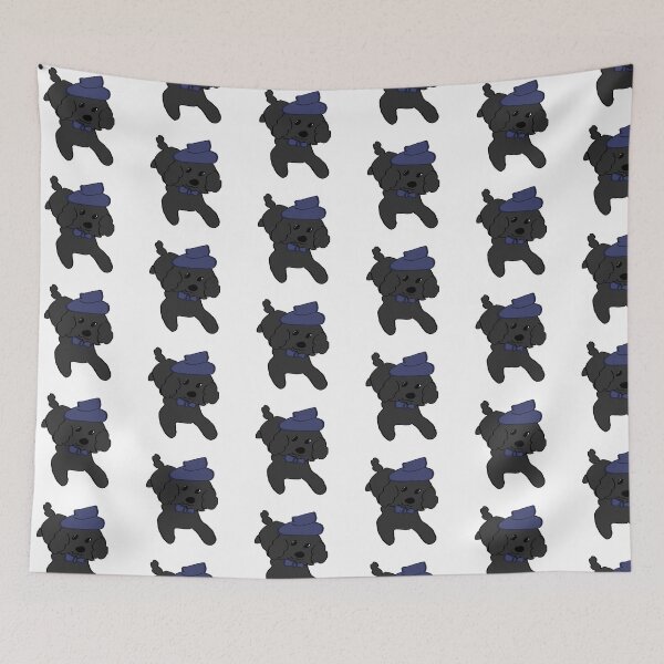 Item preview, Little black happy dog designed and sold by Reece3645.